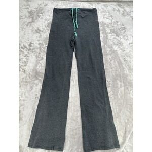 Love Rocks Leggings Women's Size Medium Charcoal Gray Straight Leg Rare EUC